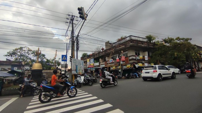Suasana di sekitar Pasar Bajera, Tabanan, Jumat (18/10/2024).