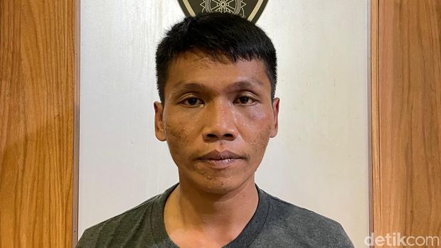 Tampang Yuda Eka Pranata, polisi gadungan yang membawa kabur motor ojol di Bekasi.