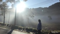 Foto di ambil di Jalan Rancabali, akses menuju Situ Patenggang.