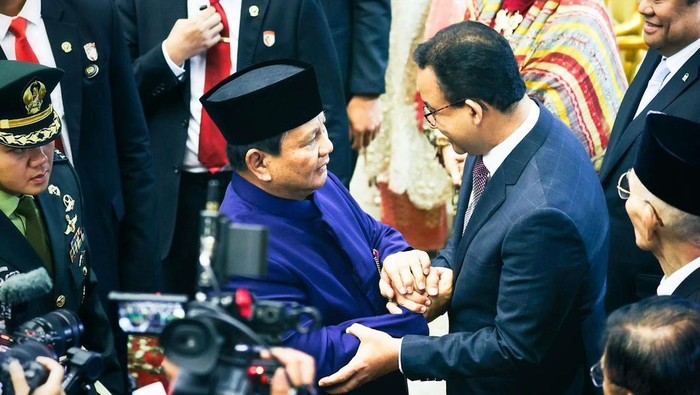 Anies Baswedan dan Presiden Prabowo Subianto. (Dok Instagram Anies Baswedan)