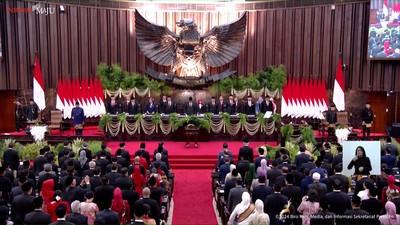 Potret Dekorasi Tempat Pelantikan Presiden yang Dikonsep Anak Prabowo