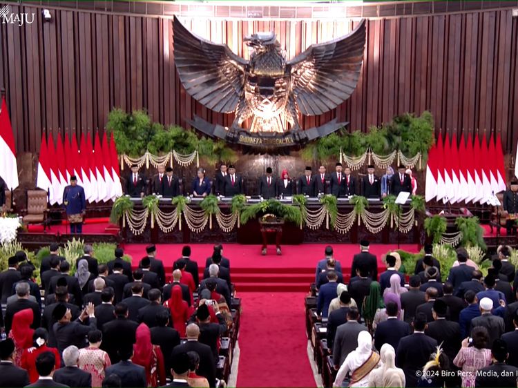 Potret Dekorasi Tempat Pelantikan Presiden yang Dikonsep Anak Prabowo