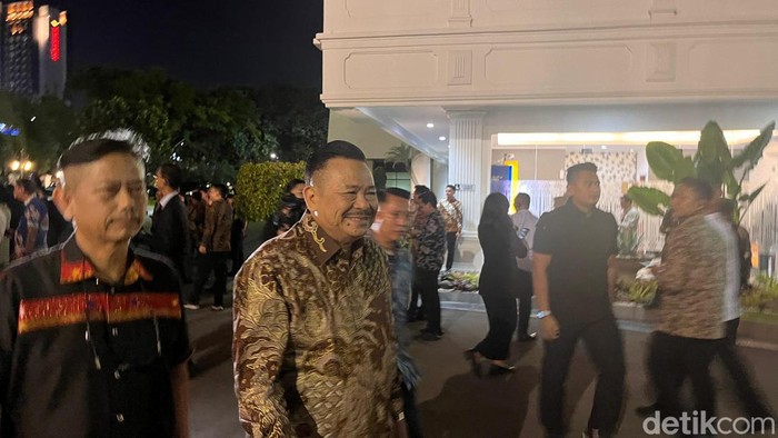 Calon menteri dan wamen Prabowo berdatangan di Istana. (Eva/detikcom)