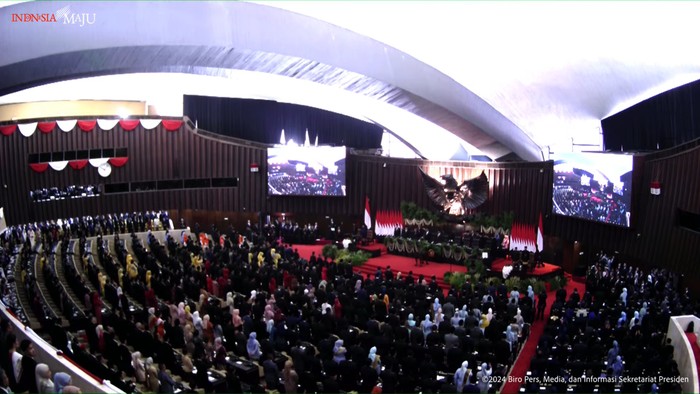 Dekorasi Gedung MPR/DPR RI