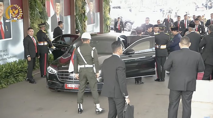 Jokowi Tiba di Gedung MPR