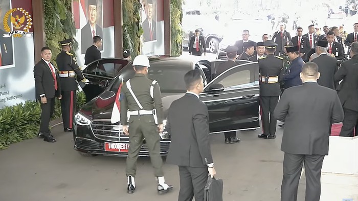 Jokowi Tiba di Gedung MPR