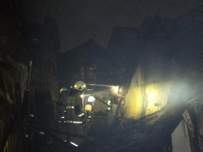 Lokasi kebakaran kios di Tambora, Jakarta Barat
