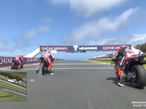 Video Duel Sengit Marquez Vs Martin Jelang Finis di MotoGP Australia