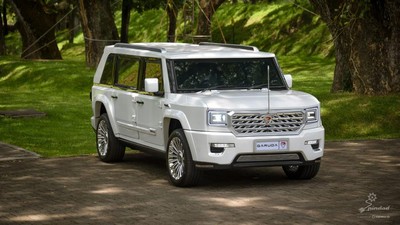 Tampilan Luar-Dalam Mobil Antipeluru Pindad MV3 Garuda Tunggangan Prabowo
