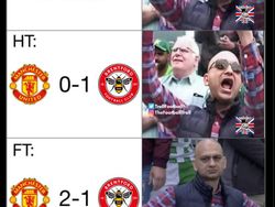 Meme Man United Menang 2-1 dari Brentford, Apakah OTW Puncak?