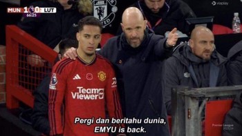 Sepertinya tim lain harus mulai waspada dengan Manchester United is back. Foto: (Twitter/annisakputrik).