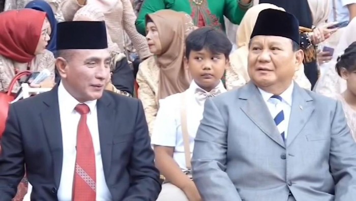 Momen kebersamaan Edy Rahmayadi dan Prabowo Subianto. (Instagram @edy_rahmayadi)