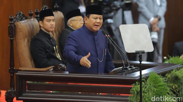 Momen Pidato Perdana Presiden Prabowo