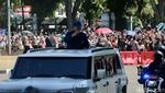 Momen Upacara Lepas Sambut Jokowi ke Prabowo di Istana Merdeka