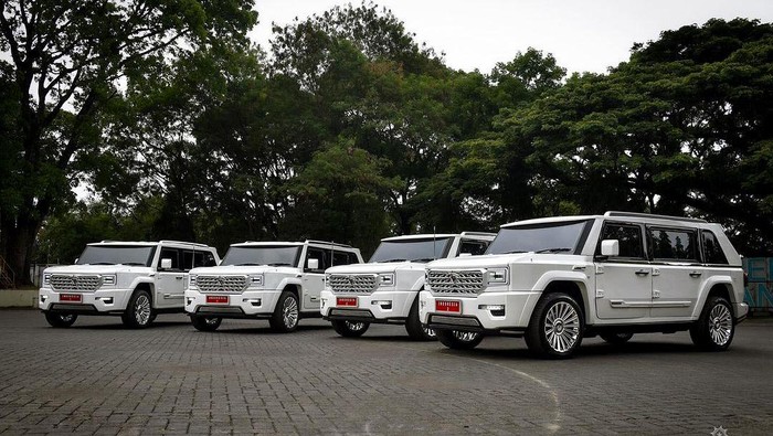 MV3 Garuda kendaraan Presiden Subianto dan Wakil Presiden RI terpilih Prabowo-Gibran