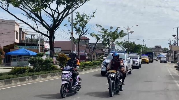 Patroli skala besar di Rohul. (Foto: dok Polres Rohul)