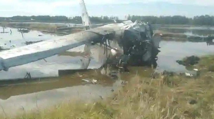 Pesawat SAM AIR terjatuh di Kabupaten Pohuwato, Gorontalo.