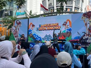 Kuliner hingga Senam Bareng Ramaikan Pesta Rakyat Pelantikan Prabowo-Gibran