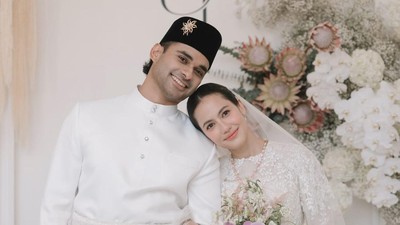 7 Potret Pernikahan Pevita Pearce, Bersahaja Pakai Baju Pengantin Melayu