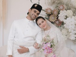 7 Potret Pernikahan Pevita Pearce, Bersahaja Pakai Baju Pengantin Melayu
