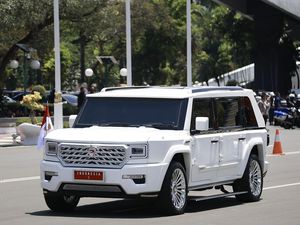 Penampakan Maung Garuda, Mobil Berpelat Indonesia 1 yang Dinaiki Prabowo