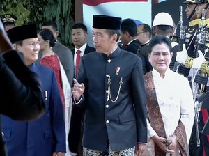 Video: Presiden Jokowi-Iriana Bertolak ke Gedung MPR dari Istana Negara