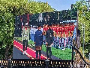 Upacara Lepas Sambut Jokowi ke Prabowo Digelar di Istana Merdeka