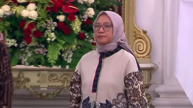 Rini Widiyantini. (YouTube/Sekretariat Presiden)