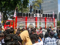 Sound Horeg Getarkan Pesta Pelantikan Prabowo-Gibran di Sudirman