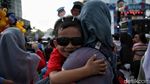 Suasana di Bundaran HI Jelang Pelantikan Prabowo-Gibran