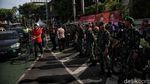 Suasana di Bundaran HI Jelang Pelantikan Prabowo-Gibran