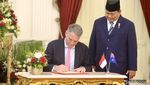 Terima Tamu Negara, Prabowo Sambut Perwakilan Australia di Istana Merdeka