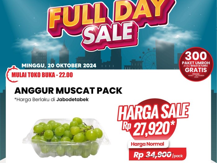 Transmart Full Day Sale-Anggur Muscat
