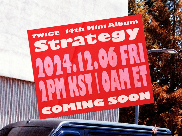 Album baru TWICE STRATEGY dirilis 6 Desember 2024.