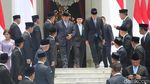 Potret Prabowo-Gibran Bersama Menteri Kabinet Merah Putih di Istana