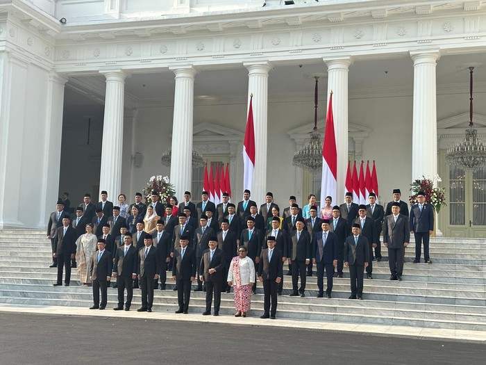 Foto bersama para wamen (Isal/detikcom)