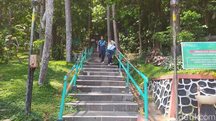 Objek wisata Kebun Raya Gunung Tidar.