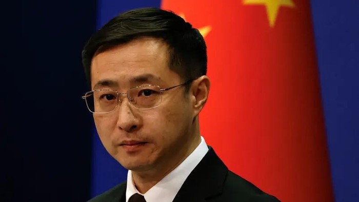 Chinese Foreign Ministry spokesperson Lin Jian attends a press conference in Beijing, China March 20, 2024. (File photo: Reuters)