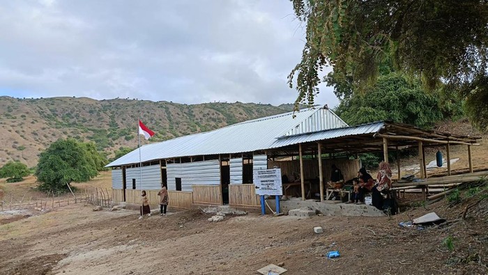 Kondisi SMKN Restorasi Pulau Komodo di Pulau Komodo, Taman Nasional Komodo, Manggarai Barat, NTT. (Istimewa)