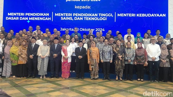 Foto: Mendikdasmen, Mendiktisaintek, Menbud Siap Lanjutkan Hal Baik dari Nadiem
