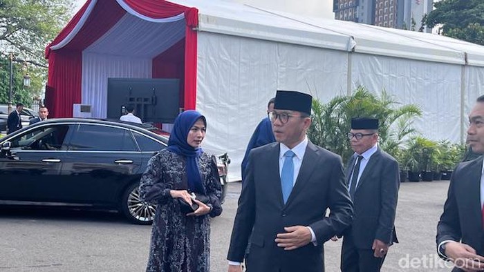 Menteri mulai berdatangan jelang pelantikan di Istana