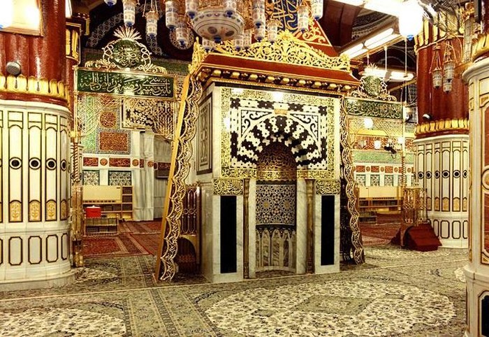 Mihrab Masjid Nabawi.