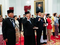 Momen Pelantikan Wamen Kabinet Merah Putih Prabowo-Gibran