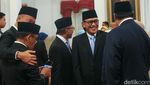Momen Pelantikan 48 Menteri Kabinet Merah Putih di Istana Negara