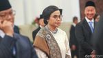 Momen Pelantikan 48 Menteri Kabinet Merah Putih di Istana Negara