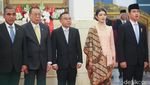 Momen Pelantikan 48 Menteri Kabinet Merah Putih di Istana Negara