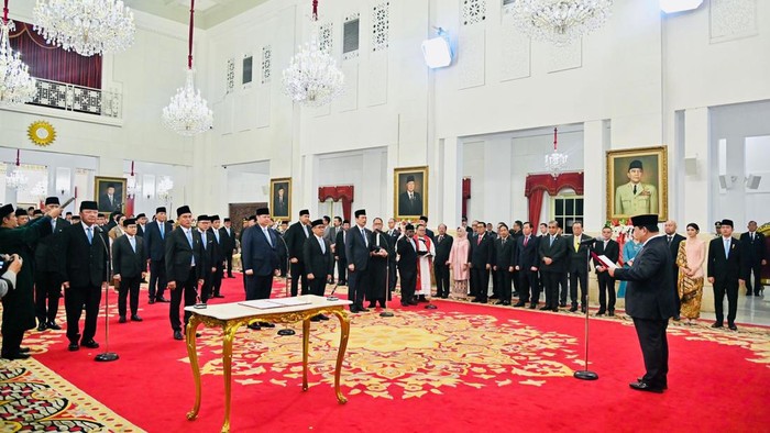 Pelantikan Menteri Kabinet Merah Putih