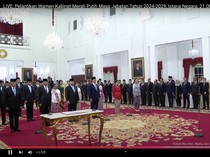 Video: Prabowo Resmi Lantik Seskab dan Wamen Kabinet Merah Putih
