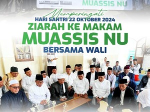 Paslon WALI Ziarah Makam Pendiri NU di Malang-Jombang Peringati Hari Santri