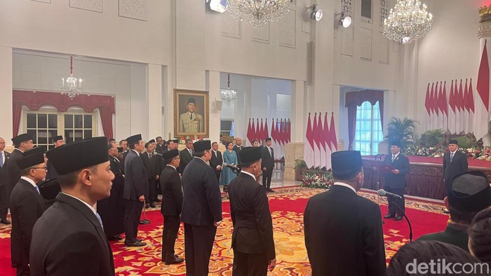 Prabowo Lantik Menteri, Kepala BIN dan Jaksa Agung